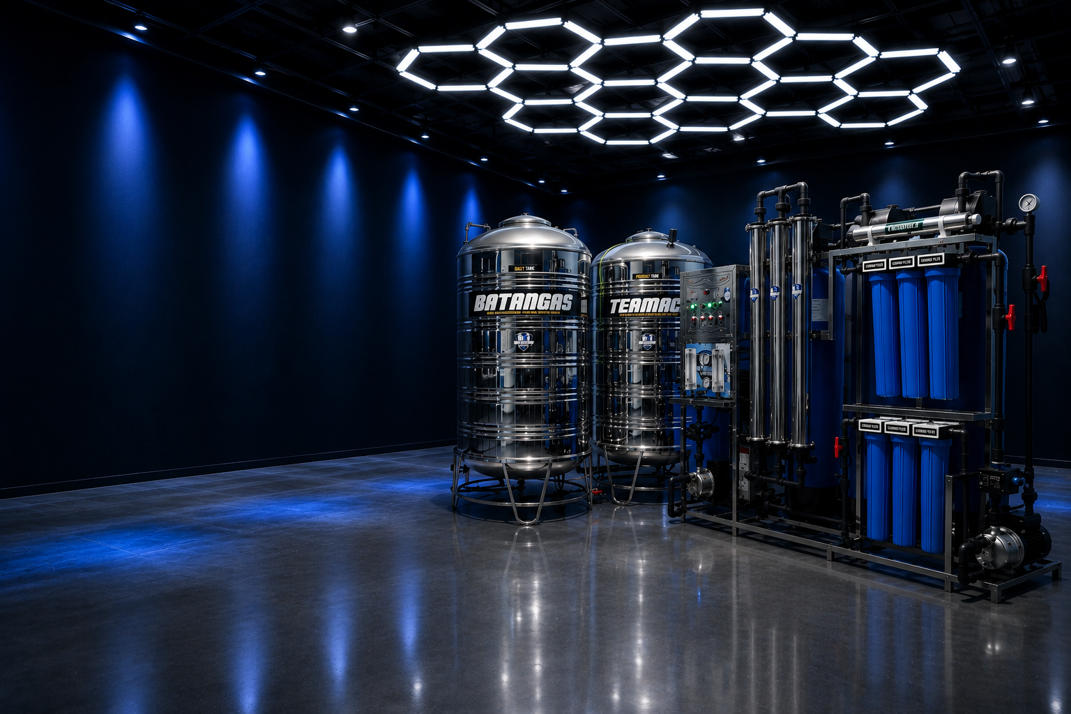 BLUEACE ELITE T1-A fully automatic triple-membrane water treatment system