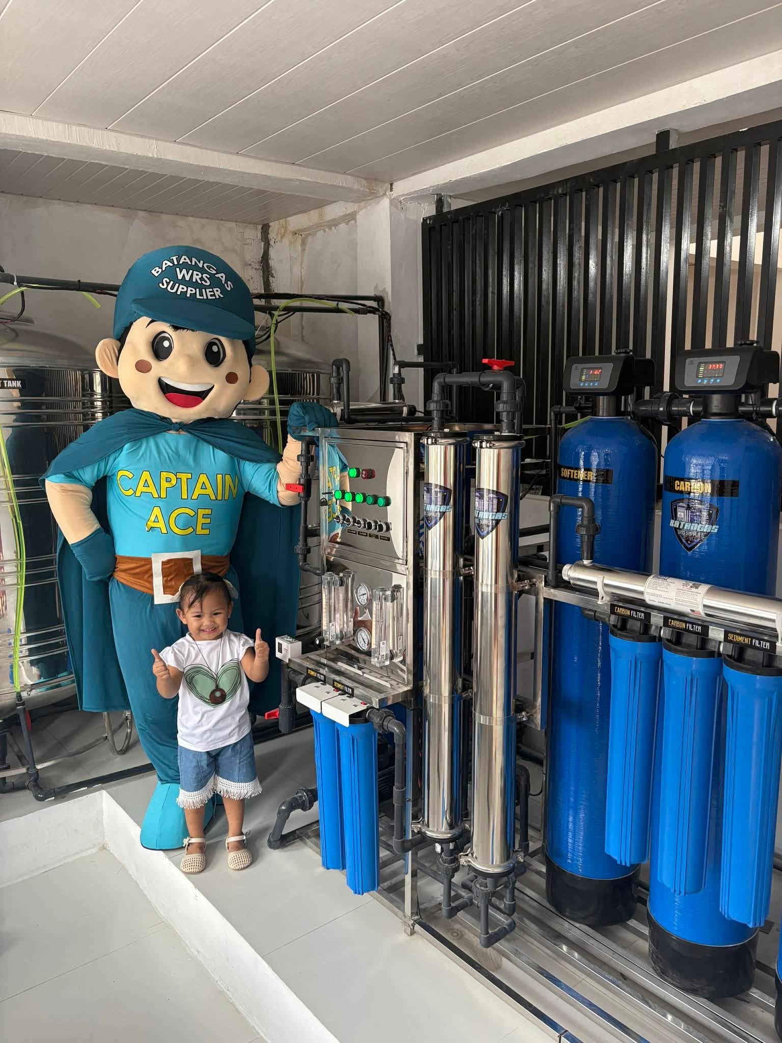 BLUEACE PRO D1-A installed water treatment system
